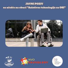 JAVNI POZIV za učešće na obuci  “Asistivne tehnologije za OSI”